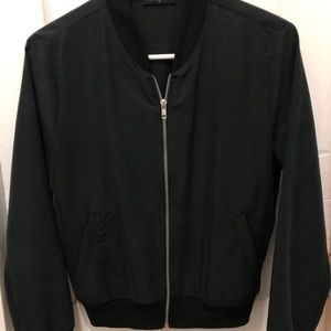 American Apparel Black Bomber Jacket